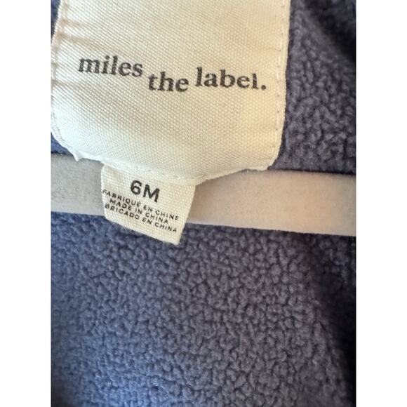 Miles the Label Hooded Puffer Quilted Bunting Size 6 Months Blue - Picture 7 of 10